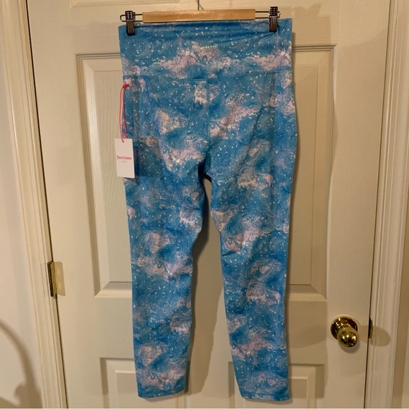 NWT Juicy Couture Sport Aurora High Waist Crossover 7/8 Leggings - Picture 4 of 7